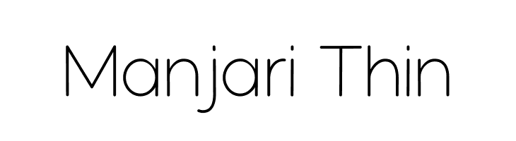Manjari Thin Font