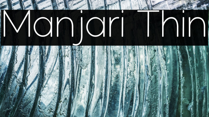 Manjari Thin Font examples