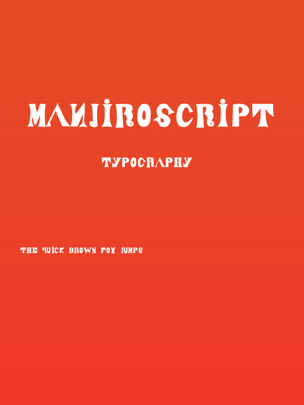 ManjiroScript Poster