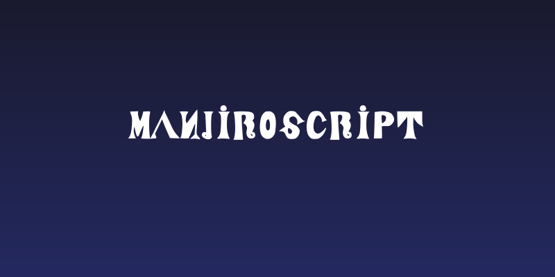 ManjiroScript Social Header