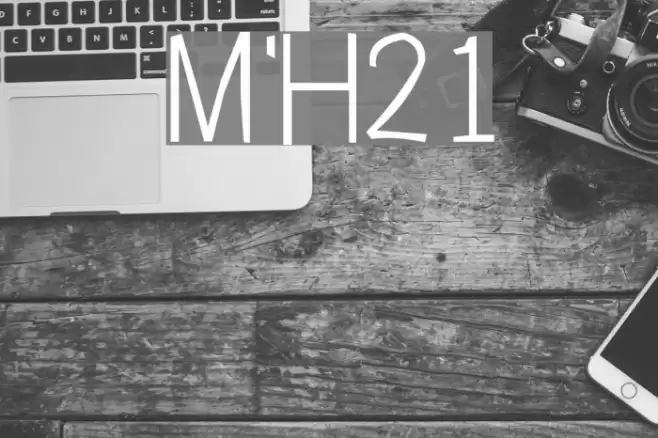 Manjiro'sHw21 Font examples