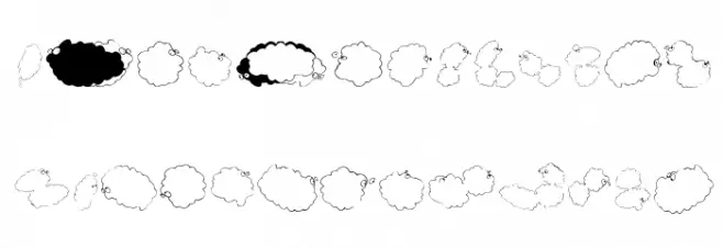 MankBalloons Fonte MAIÚSCULAS