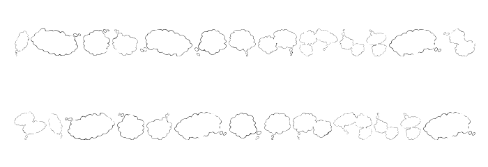 MankBalloons Font LOWERCASE