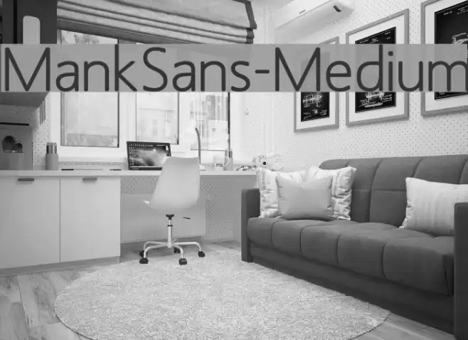 MankSans-Medium Font examples
