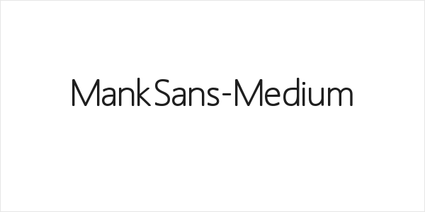 MankSans-Medium Logo