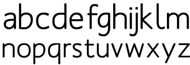 MankSans-Medium Font Litere mici