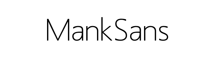 MankSans Font