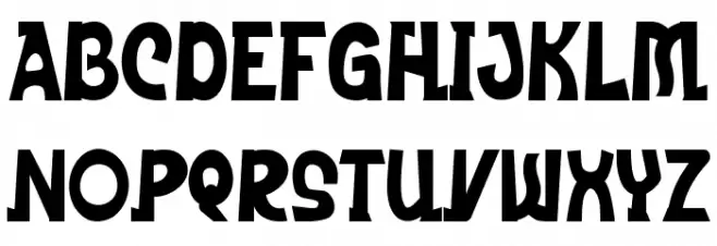 Mankey Caimel 字体 大写