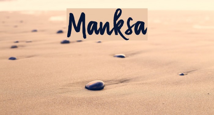 Manksa Font examples