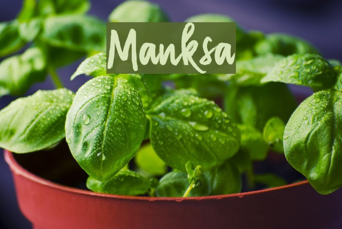 Manksa Font examples