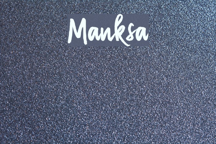 Manksa Font examples