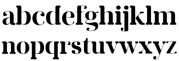 Manky Serif Typeface Font Litere mici