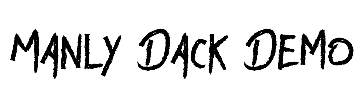 Manly Dack Demo  baixar fontes gratis