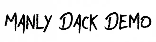 Manly Dack Demo  font caratteri gratis