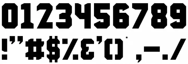 Manly Man Font Regular Font OTHER CHARS