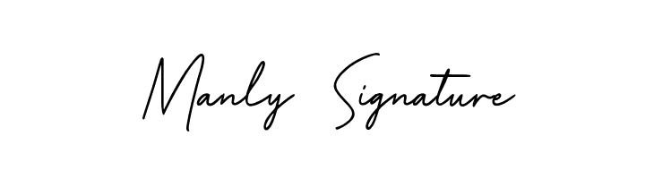 Manly Signature  नि: शुल्क फ़ॉन्ट्स डाउनलोड