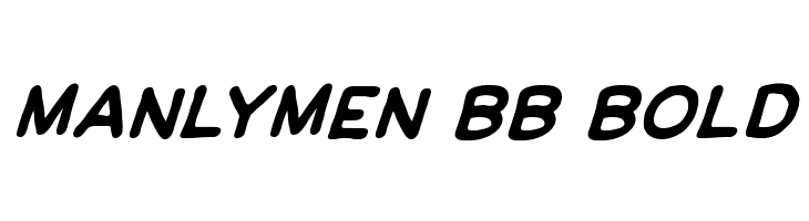 ManlyMen BB Bold Font