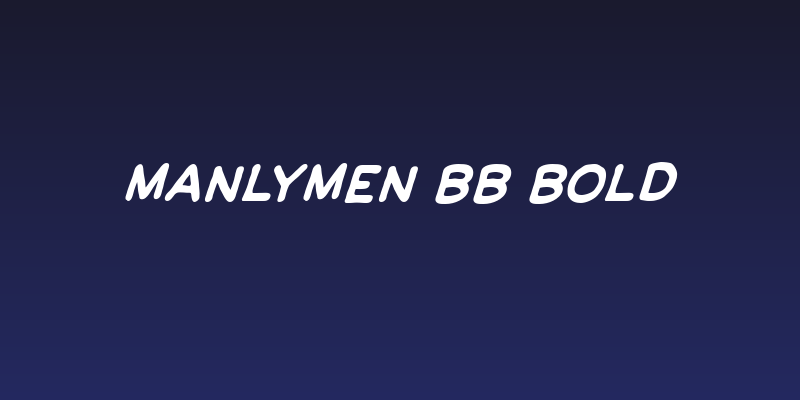 ManlyMen BB Bold Social Header