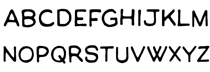ManlyMen BB Font LOWERCASE