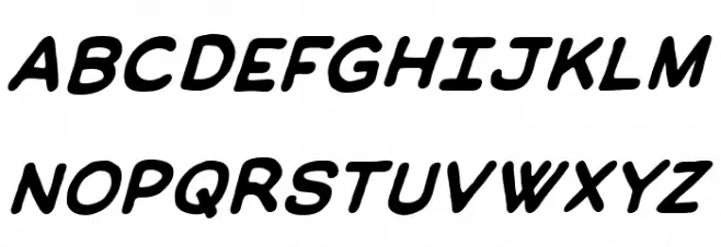 ManlyMenBB-Bold Font UPPERCASE