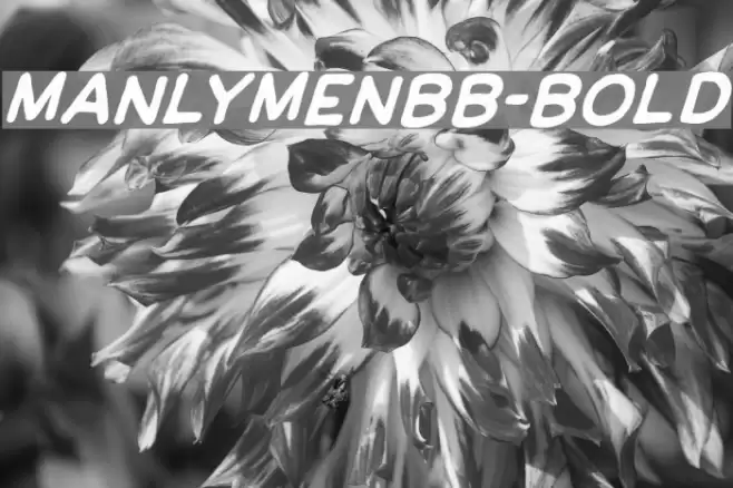 ManlyMenBB-Bold Шрифта examples