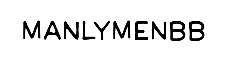 ManlyMenBB フォント