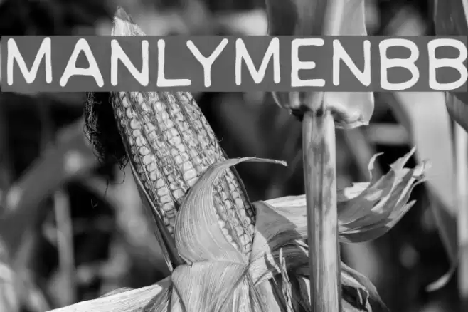 ManlyMenBB フォント examples