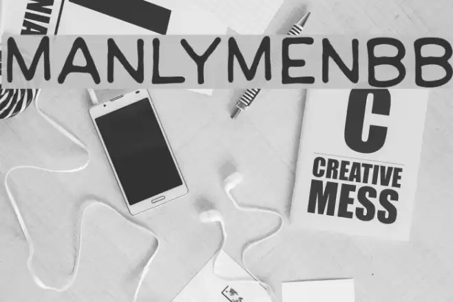 ManlyMenBB フォント examples