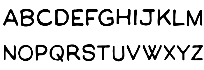 ManlyMenBB Font LOWERCASE