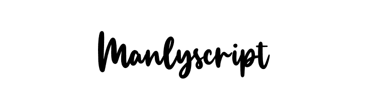 Manlyscript  les polices de caractères gratuit tlcharger