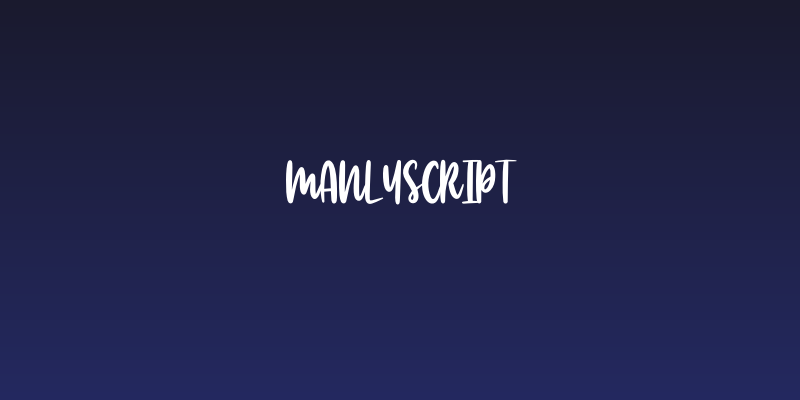 Manlyscript Social Header