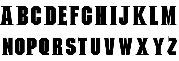 MannohKSerif Font LOWERCASE