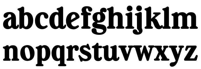 Manofik PERSONAL USE ONLY Bold Font LOWERCASE