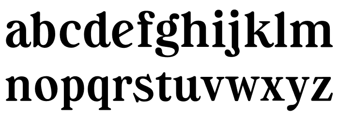 Manofik PERSONAL USE ONLY Regular Font LOWERCASE