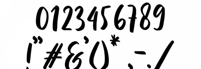 Manohara Willona Font OTHER CHARS