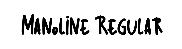 Manoline Regular  नि: शुल्क फ़ॉन्ट्स डाउनलोड