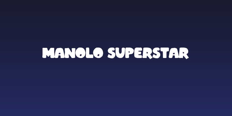 Manolo SuperStar Social Header