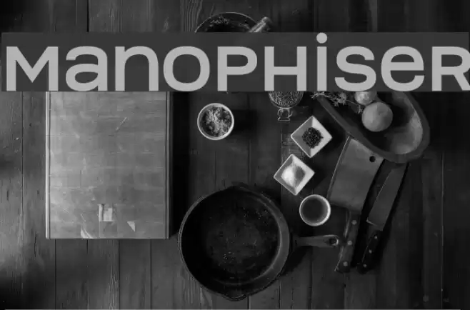 Manophiser Font examples