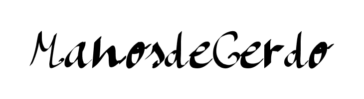 Manos de Cerdo  Free Fonts Download