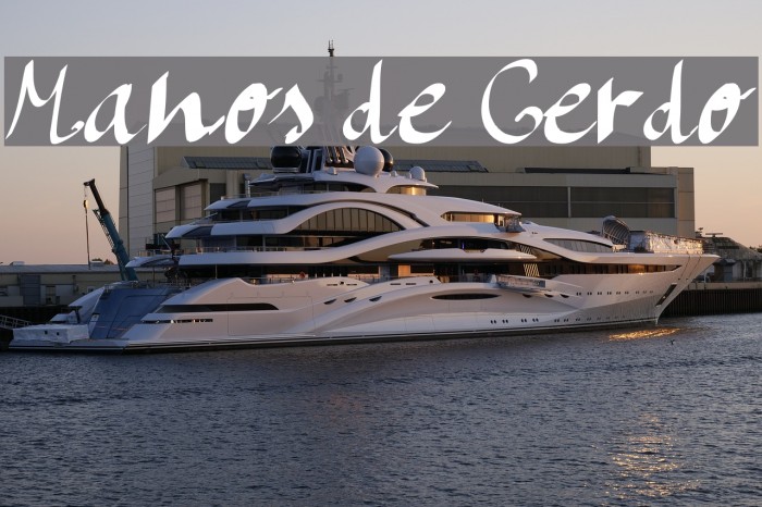Manos de Cerdo Font examples