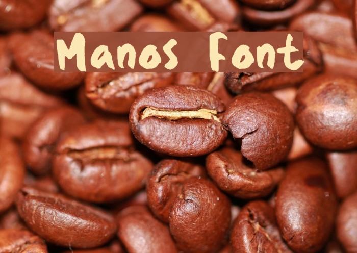 Manos Font examples
