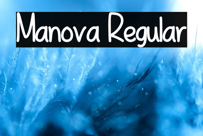 Manova Regular Example 1