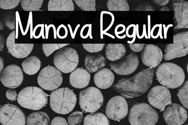 Manova Regular Font examples