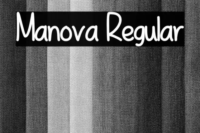 Manova Regular Font examples