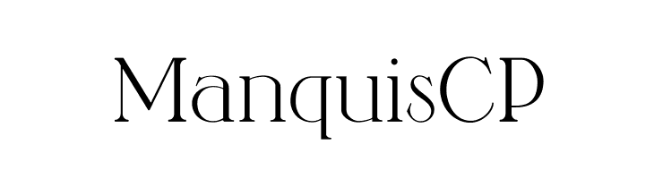 ManquisCP Font