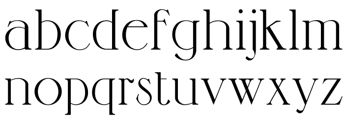 ManquisCP Font LOWERCASE