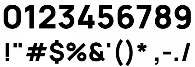 Manrope ExtraBold Font OTHER CHARS