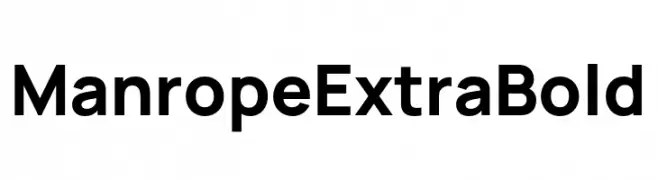 Manrope ExtraBold  les polices de caractères gratuit tlcharger