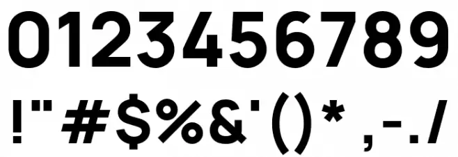 Manrope ExtraBold Font OTHER CHARS