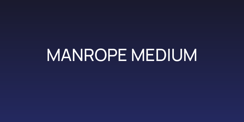 Manrope Medium Social Header